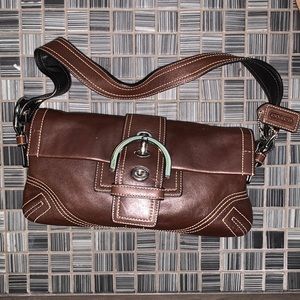 Brown Leather Coach Bag *LIKE NEW-NEVER USED*